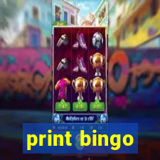 print bingo